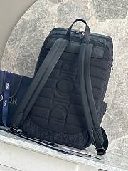 Dior Backpack Rider Black Oblique 46x32x17.5cm - 4