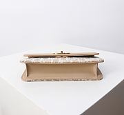 Dior Miss Caro Pouch With Chain Beige 19x11x4.5cm - 5