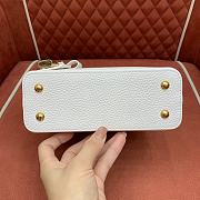 Louis Vuitton LV x TM Capucines White 21x14x8cm - 5