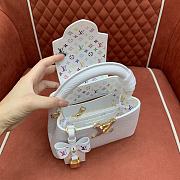 Louis Vuitton LV x TM Capucines White 21x14x8cm - 3
