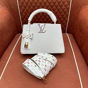 Louis Vuitton LV x TM Capucines BB White 27x17.3x9cm - 1