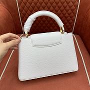Louis Vuitton LV x TM Capucines BB White 27x17.3x9cm - 5