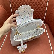 Louis Vuitton LV x TM Capucines BB White 27x17.3x9cm - 2