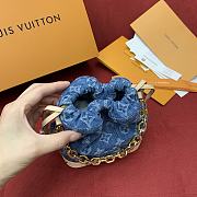 Louis Vuitton LV Nano Noé Denim 20.5x17.5x8.8cm - 4