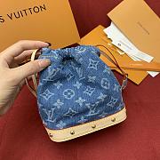 Louis Vuitton LV Nano Noé Denim 20.5x17.5x8.8cm - 5