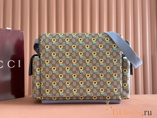 Gucci Large Changing Bag Beige Dark Brown 45x32x15cm - 1