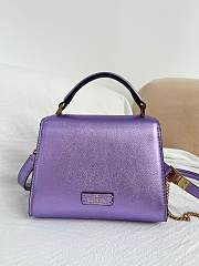 Valentino Garavani Vsling Mini Handbag Purple 19x13x9cm - 4