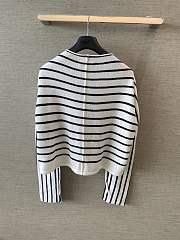 Dior Sweater Navy Blue White - 3
