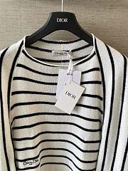 Dior Sweater Navy Blue White - 2