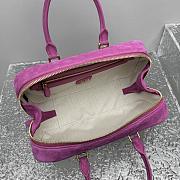 Miu Miu Arcadie Bag Pink Suede 27x9x12cm - 2
