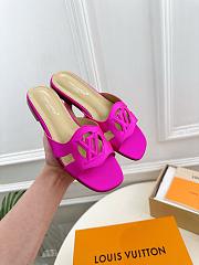 Louis Vuitton LV Pink Fuchsia Slides - 4