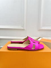 Louis Vuitton LV Pink Fuchsia Slides - 3