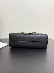 Chanel 25A Hobo Bag Black 35x24x12cm - 6