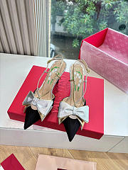 Valentino Garavani Bowow Slingback Heels 85 - 3