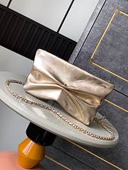 Chanel Clutch With Chain Metallic Gold 24x14x5cm - 4