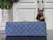 Louis Vuitton LV Dauphine Soft GM Denim 28x20x11cm - 5