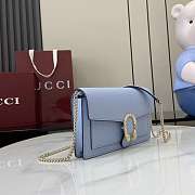 Gucci Dionysus Wallet On Chain Blue 20x11.5x2.5cm - 5