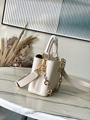 Louis Vuitton LV Mini Capucines Quartz White 21x14x8cm - 3