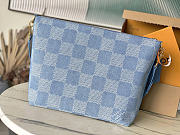 Louis Vuitton LV Vagabond Hobo Bag Denim 38x35x12cm - 2