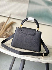 Louis Vuitton LV Black Capucines BB 27x18x9cm - 6