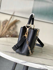 Louis Vuitton LV Black Capucines BB 27x18x9cm - 5