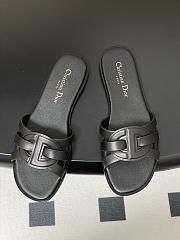 Dior D-Club Sandal Black calfskin Slides - 4