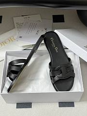 Dior D-Club Sandal Black calfskin Slides - 3