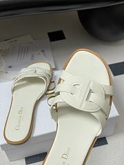Dior D-Club Sandal White calfskin Slides - 2