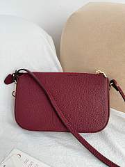 Valentino Garavani Mini VLogo Red Crossbody Bag 20.5x10.5x5cm - 3