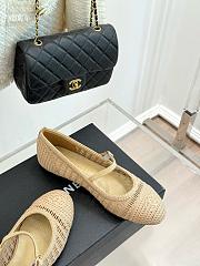 Chanel Mary Jane Beige Flats - 5