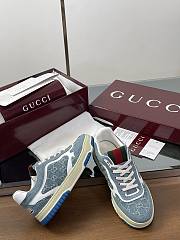 Gucci Women's Re-Web sneaker Blue Denim  - 5