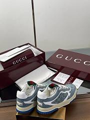 Gucci Women's Re-Web sneaker Blue Denim  - 2