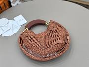 Chloe Summer Banana Bag Brown 36x21.5x2cm - 3