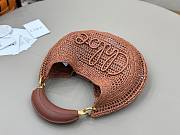 Chloe Summer Banana Bag Brown 36x21.5x2cm - 2