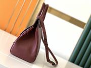 Salvatore Ferragamo Burgundy Shoulder Tote Bag 29x25x14.5cm - 4
