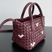 Bottega Veneta Mini Cabat Heart Tote Bag 20x15x12cm - 6
