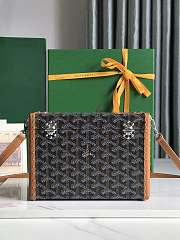 Goyard Cassette Trunk Bag Brown 15x6.5x21cm - 5