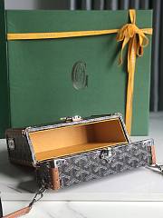 Goyard Cassette Trunk Bag Brown 15x6.5x21cm - 2