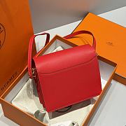 Hermes Roulis Red Gold 18x6x15.5cm - 4