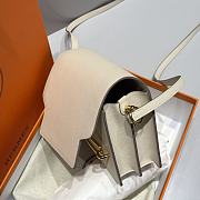 Hermes Roulis White Gold 18x6x15.5cm - 5