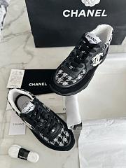 Chanel Black Tweed Sneaker - 2