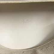 Loro Piana Extra Pocket L27 Bag Beige Ostrich 27x16x10cm - 5