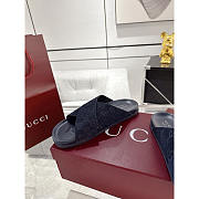 Gucci Rhein GG Suede Crisscross Side Sandals - 4
