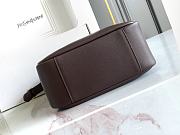 YSL LE 5 À 7 Small Brown Leather 23x22x8.5cm - 5