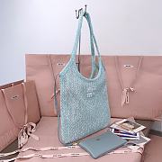 Miu Miu Ivy Blue Bag 35x40cm - 4