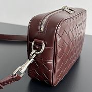 Bottega Veneta Small Intrecciato Camera Bag Brown 24.5x15x6cm - 3