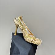 Bottega Veneta Stretch Lace-Up Sandal Gold 9cm - 4