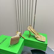 Bottega Veneta Stretch Lace-Up Sandal Gold 9cm - 3