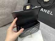 Chanel Top Handle Black Bag Lambskin 14x19x8.5cm - 4