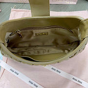 Miu Miu Brownish Beige Leather Shoulder Bag 29x15x4cm - 6